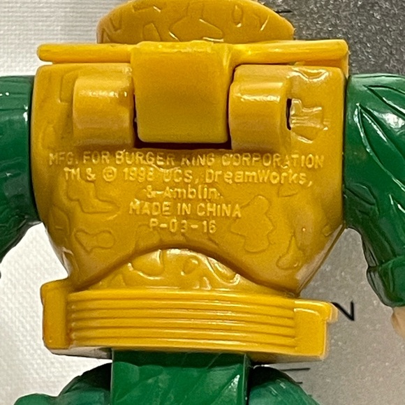 Vintage Burger King 1998 Small Soldiers CHIP HAZARD 4" Action Figure loose - Picture 4 of 6